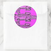 gatoramide ronde sticker (Tas)