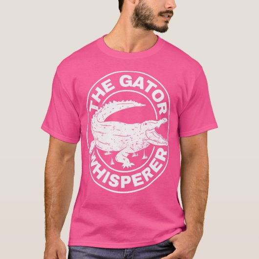 Gatorfluisteraar Alligatorjager T-shirt (Voorkant)