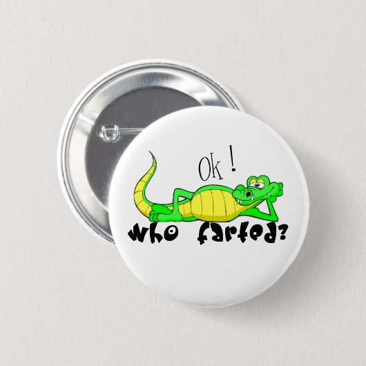 Gatorgas.:-) Ronde Button 5,7 Cm (Voorkant /achterkant)