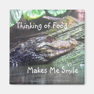 "Gatorkorrels: Denk aan voedsel - Magnet #1