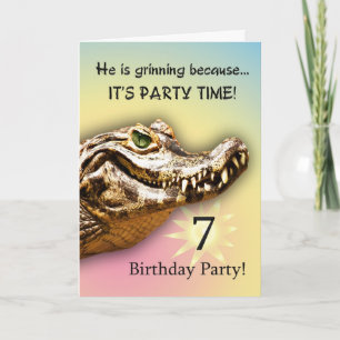 Gatorpartijuitnodiging glimlachen