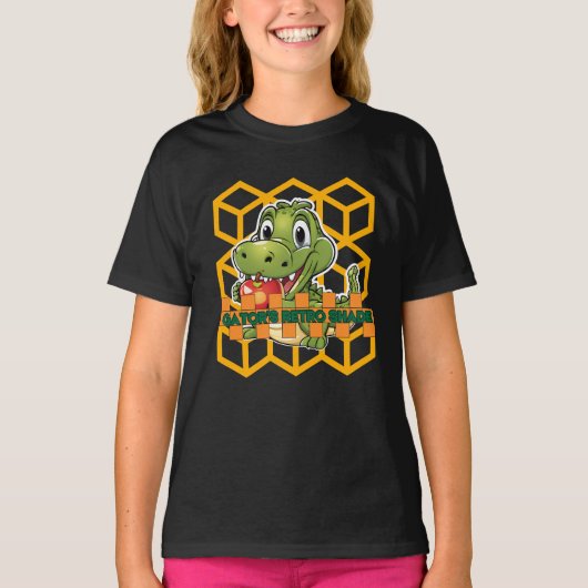 Gator's retro schaduw t-shirt (Voorkant)