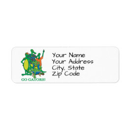 Gators Return Address Label