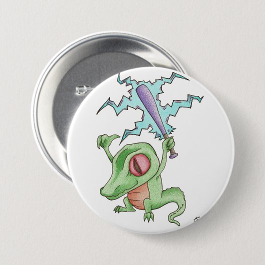 Gators! Ronde Button 7,6 Cm (Voorkant /achterkant)