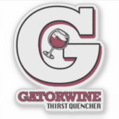 Gatorwine Funny Gift Sticker (Voorkant)