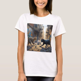 Gatos callejeros t-shirt