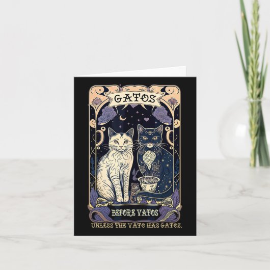 Gatos voor Vatos tenzij de Vato Gatos heeft Kaart (Voorkant)
