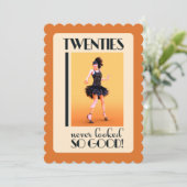 Gatsby 20e verpartij kaart (Staand voorkant)