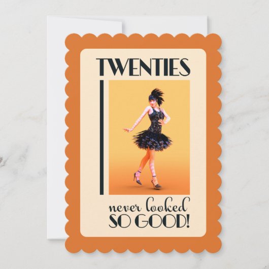 Gatsby 20e verpartij kaart (Voorkant)