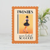 Gatsby 20e verpartij kaart (Staand voorkant)