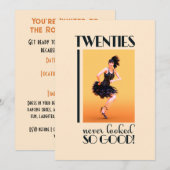 Gatsby 20e verpartij kaart (Voorkant / Achterkant)