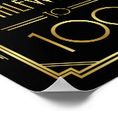 Gatsby Art Deco HALFWAY TOT 100 Sign Print (Hoek)