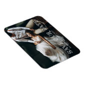 Gatsby Art Deco Lettering Foto opslaan Datum Magneet (Rechterzijde)