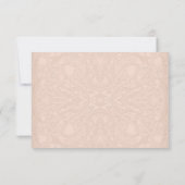 Gatsby Art Deco Nouveau Kant Nep Goud Kleur Tulpen Kaart (Achterkant)