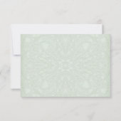 Gatsby Art Deco Nouveau Kant Nep Goud Tulp Kaart (Achterkant)