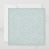 Gatsby Art Deco Nouveau Lace Faux Gold Tulip Kaart (Achterkant)