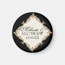 Gatsby Art Deco Nouveau Lace Faux Gold Tulip