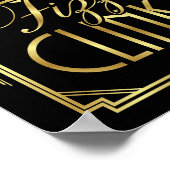 Gatsby Art Deco POP FIZZ CLINK Print (Hoek)