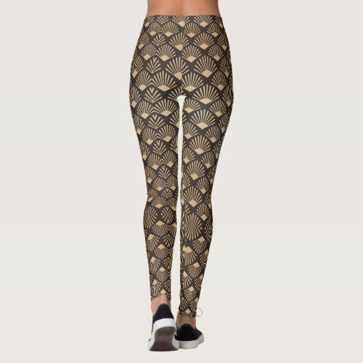 Gatsby Art Deco Style Leggings (Achterkant)