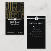 Gatsby Bartender Visitekaartje 1920 (Voorkant / Achterkant)