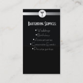 Gatsby Bartender Visitekaartje 1920 (Achterkant)