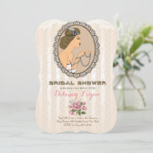 Gatsby Bridal Shower Kaart (Staand voorkant)