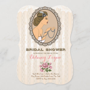Gatsby Bridal Shower Kaart