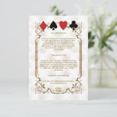 Gatsby Casino Las Vegas Poker Accommodatie Informatiekaartje (Staand voorkant)