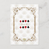 Gatsby Casino Las Vegas Poker Accommodatie Informatiekaartje (Achterkant)