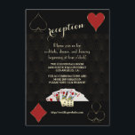 Gatsby Casino Las Vegas Poker Wedding Reception Informatiekaartje<br><div class="desc">Uniek casino Royale en Great Gatsby voor het kaartontwerp. Hij is voorzien van een  kunstdecostijl,  Roaring 1920's oude Hollywood,  een paar luiers,  kaartpakken,  speelkaarten. Op de achterkant van het gouden kunstdecopatroon. Gebruik het gereedschap Personaliseren om je gegevens toe te voegen. Voor meer,  bezoek alsjeblieft mijn Gatsby Casino Collectie.</div>