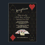 Gatsby Casino Las Vegas Poker Wedding Reception Informatiekaartje<br><div class="desc">Uniek casino Royale en Great Gatsby voor het kaartontwerp. Hij is voorzien van een  kunstdecostijl,  Roaring 1920's oude Hollywood,  een paar luiers,  kaartpakken,  speelkaarten. Op de achterkant van het gouden kunstdecopatroon. Gebruik het gereedschap Personaliseren om je gegevens toe te voegen. Voor meer,  bezoek alsjeblieft mijn Gatsby Casino Collectie.</div>