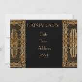 Gatsby Costume party uit de jaren 20 Kaart (Voorkant)