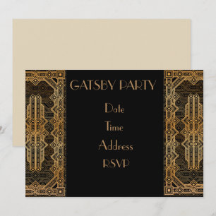 Gatsby Costume party uit de jaren 20 Kaart