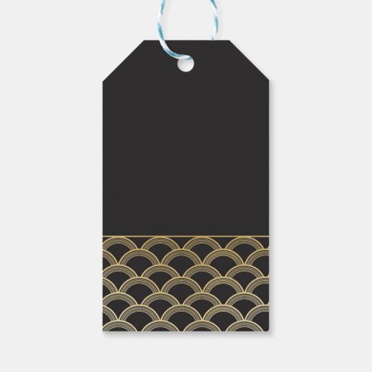 Gatsby Dank u Labels 1920's Labels Twenties Bruilo Cadeaulabel (Achterkant)