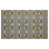 Gatsby Flapper Art Deco Fabric Stof (Fat Quarter)