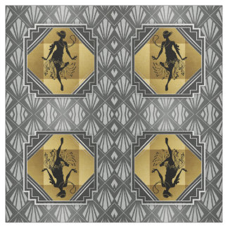 Gatsby Flapper Art Deco Fabric Stof