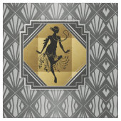 Gatsby Flapper Art Deco Fabric Stof (Close Up)