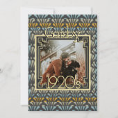 Gatsby foto Art Deco chic uit 1920 Kaart (Voorkant)
