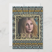 Gatsby foto Art Deco chic uit 1920 Kaart (Voorkant)