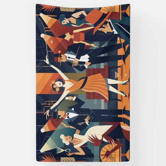 Gatsby Glam Spandoek (Verticaal)