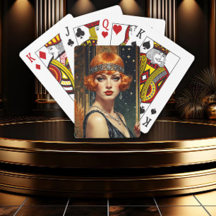 Gatsby Glamour Glans Pokerkaarten