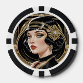 Gatsby Glamour Poker Chips (Voorkant)