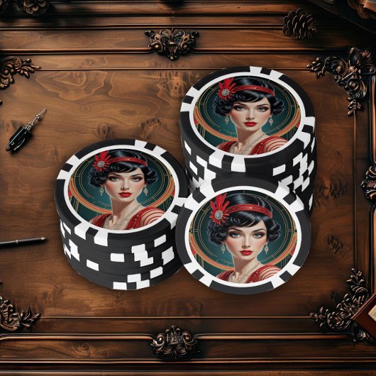 Gatsby Glamour Poker Chips