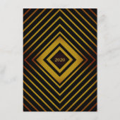 Gatsby Gold 1920's Nieuwjaarsmenu Menu (Achterkant)