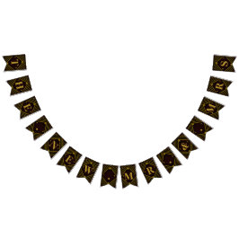 Gatsby Gold 2020's huwelijk Vlaggetjes