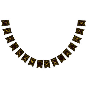 Gatsby Gold 2020's huwelijk Vlaggetjes