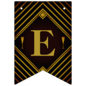 Gatsby Gold 2020's huwelijk Vlaggetjes (Derde vlag)