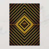 Gatsby Gold 2020's huwelijksmenu Menu (Achterkant)