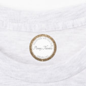 Gatsby Gold Glitter Labels (Aangebracht)