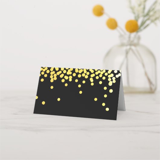 Gatsby Gold Wedding Suite Hartelijk dank, partijge Plaatskaartje (Achterkant)